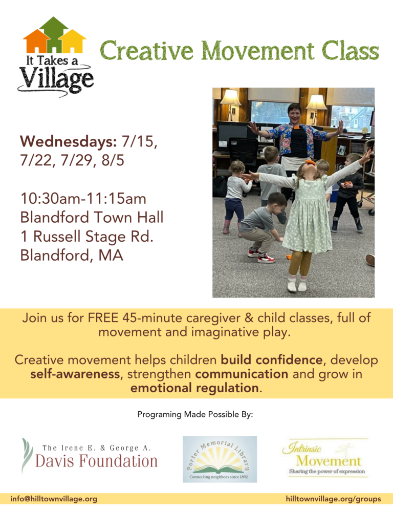 creative movement flyer